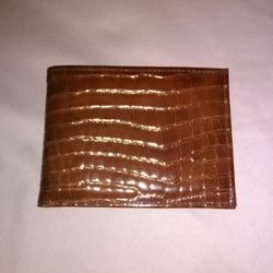 Alligator leather wallet. Gatorskin. Men's wallet. Leather. BRAND NEW