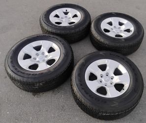 18” WHEELS/RIMS DODGE RAM 1500 PICK UP TRUCK/WITH GOODYEAR WRANGLER 275 65 18