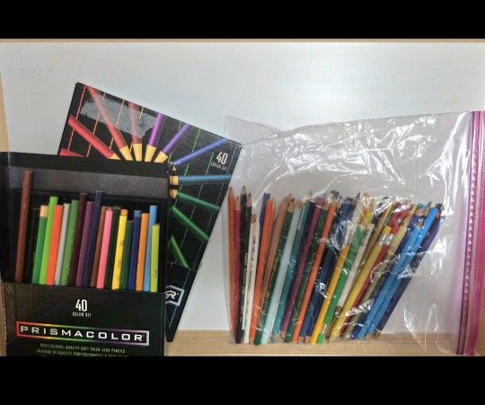 Free Colored Pencils, Drawing Paper And Lined Paper