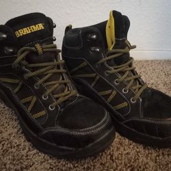Steel Toe Boots, Brahma, Size 7, Waterproof