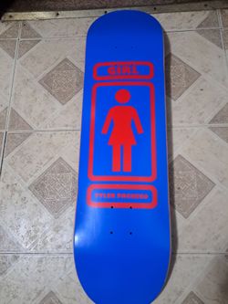 Girl skateboard company Tyler Pacheco pro model the standout girl logo skateboard deck size 8.37
