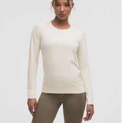 Lululemon Swiftly Top White Ivory