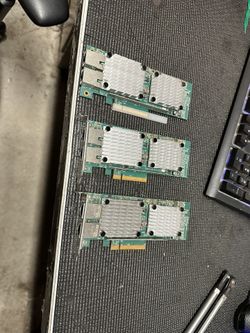 3 Broadcom 10g Network Cards All Working