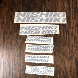 NISHIKI Bicycle Stickers