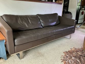 Leather couch