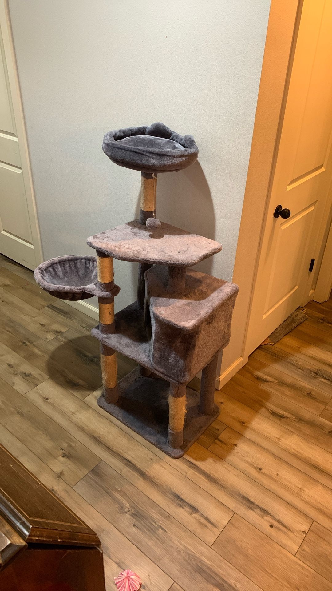 Cat Play Structure Carpeted