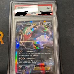 2016 Pokemon XY Darkrai Ex Breakpoint