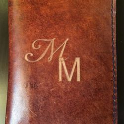 Men’s leather wallet, one of the kind