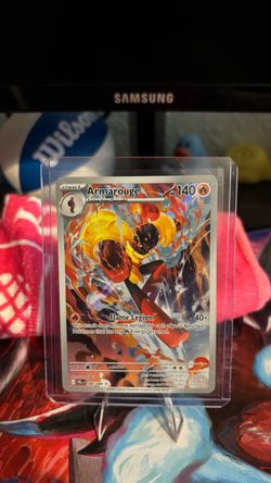 Armarouge Pokémon Card 086/084 Illustration Rare