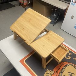 Portable Foldable Bamboo Laptop Desk Art Easel