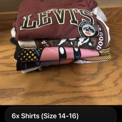 Boys T-shirts Size 14 - 16 Excellent Condition