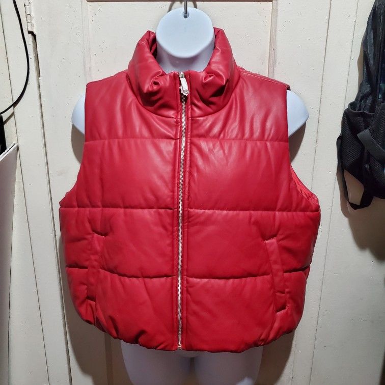 Women Puffer Vest Size 3X