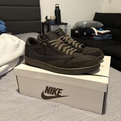 Nike Air Jordan 1 Low OG SP Travis Scott “Velvet Brown” Size 14 – Used w/ Box