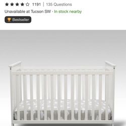 Crib + Mattress 