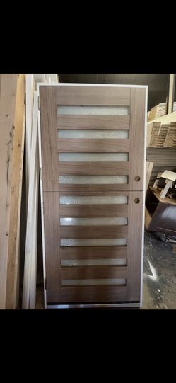 🚪 Modern 9-Lite Mahogany Dutch Exterior Door 🚪  