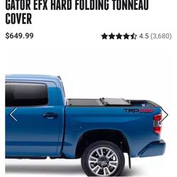 HARD FOLDING TONNEAU COVER TOYOTA TÚNDRA  2017