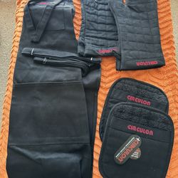 Chef Apron-Potholder-Oven Mits