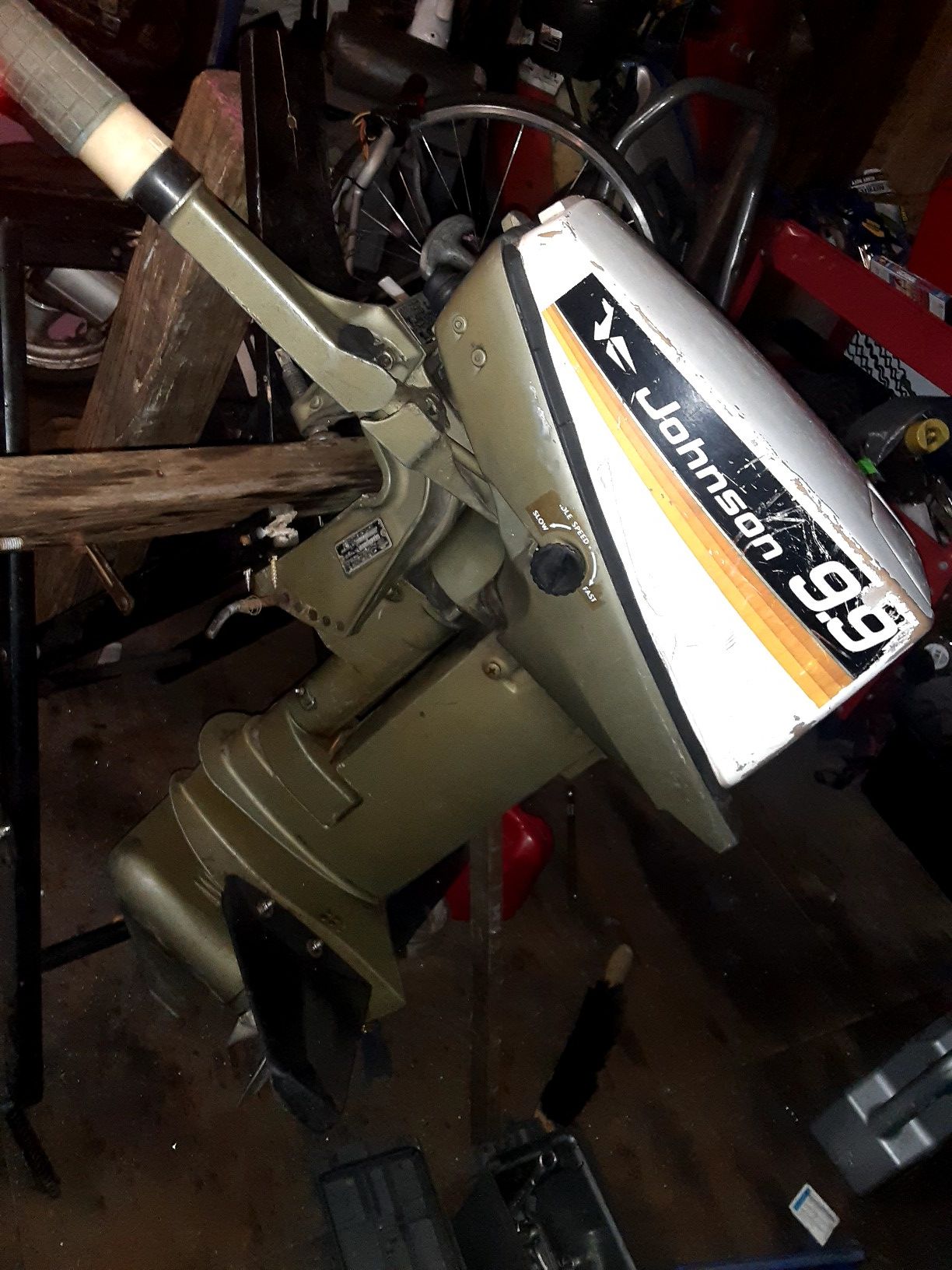 Johnson 9.9 OutBoard Boat Motor