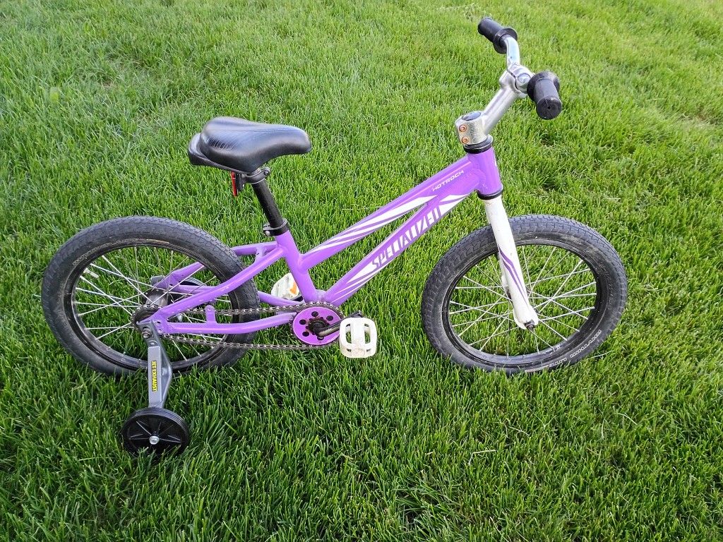 Kids Specialized HotRock w Training Wheels. Aluminum Frame and Wheels! 16" W