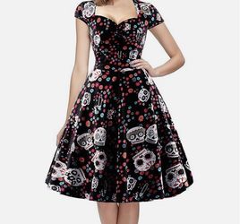 Woman’s Skull Candy Party Dress