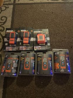 Johnson & JLX Laser Level & Distance Meter Lot - Brand New