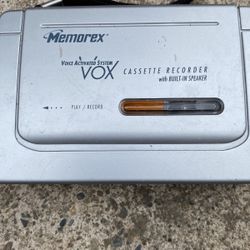 Memorex Vox Cassete Recorder