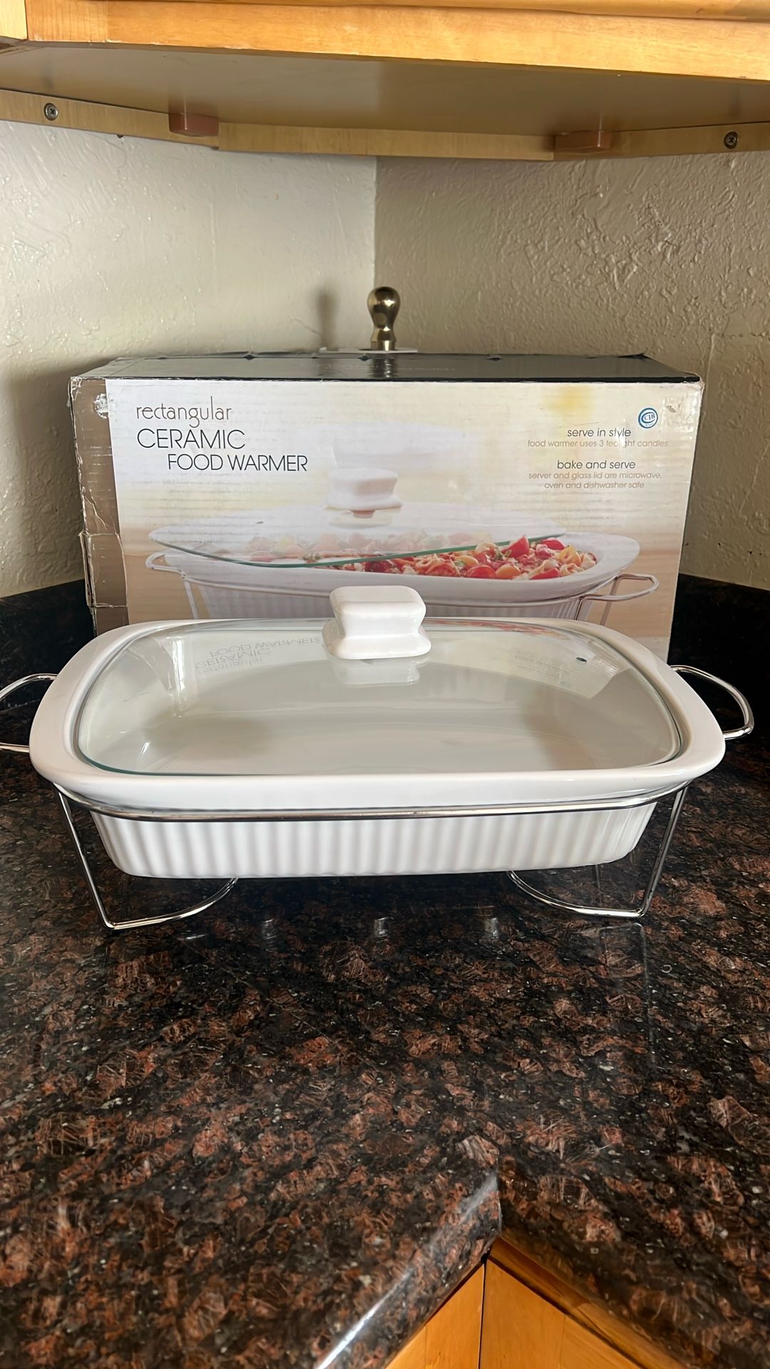 CERAMIC FOOD WARMER