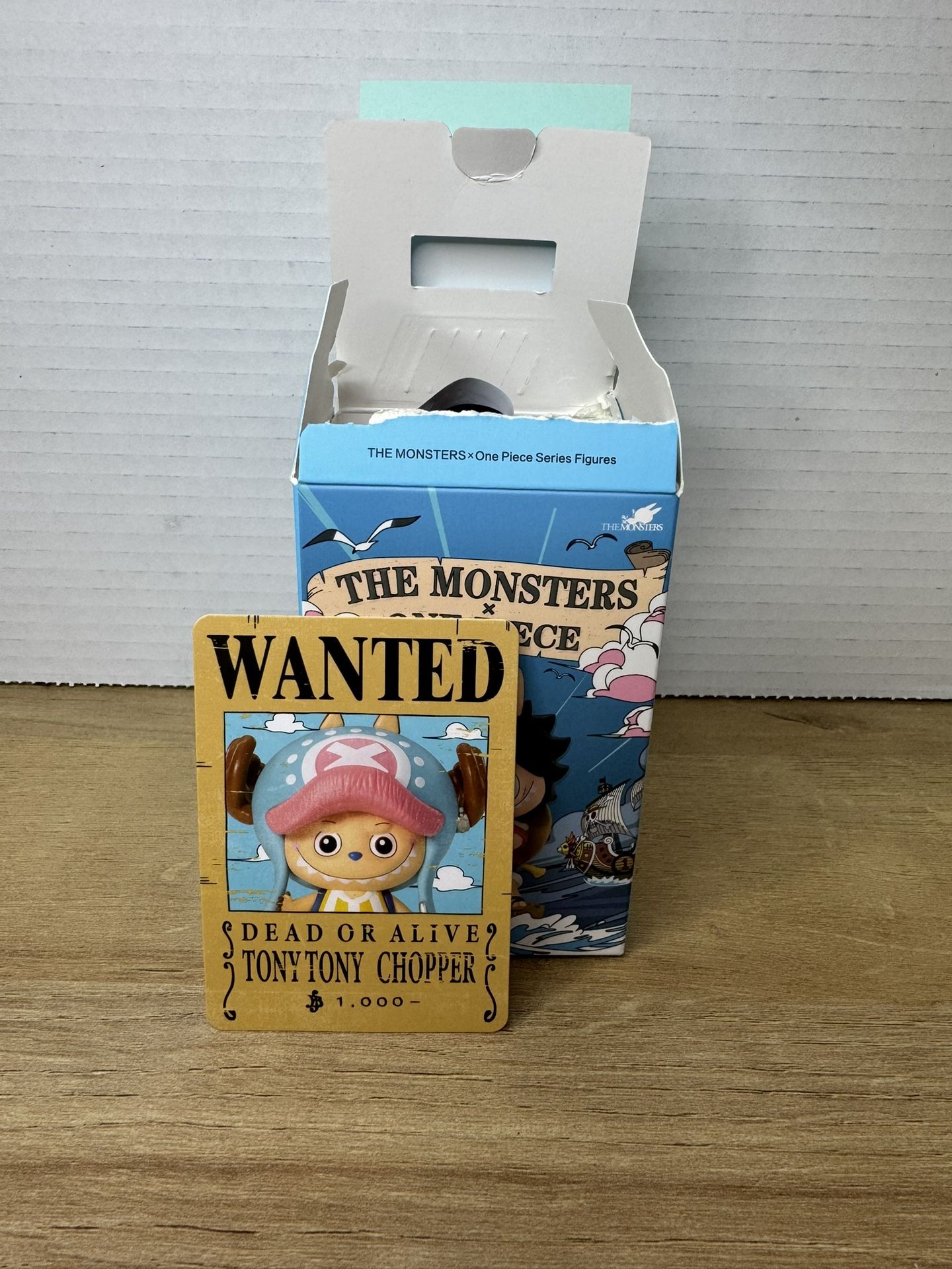Pop Mart The Monsters Labubu x One Piece Tony Chopper Mystery Mini Figure