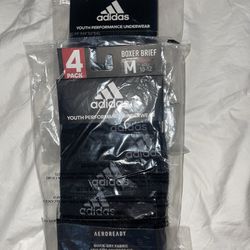 ADIDAS YOUTH 10-12 PREMIUM BOXER BRIEFS NEW NEW 