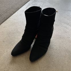 Zara suede ankle boots 
