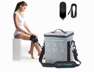 Cold Therapy Machine with Programmable Timer, FSA Eligible HSA, Portable Ice Machine for Knee After Surgery, Knee Replacement Recovery System for Pain
