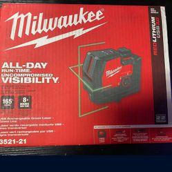Milwaukee New Kit Laser Rechargeable And USB Battery