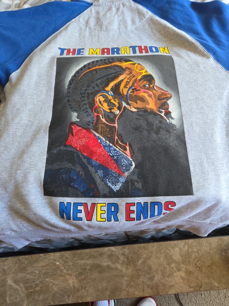 Used Nipsey Hussle Hoodie Size XL 15$