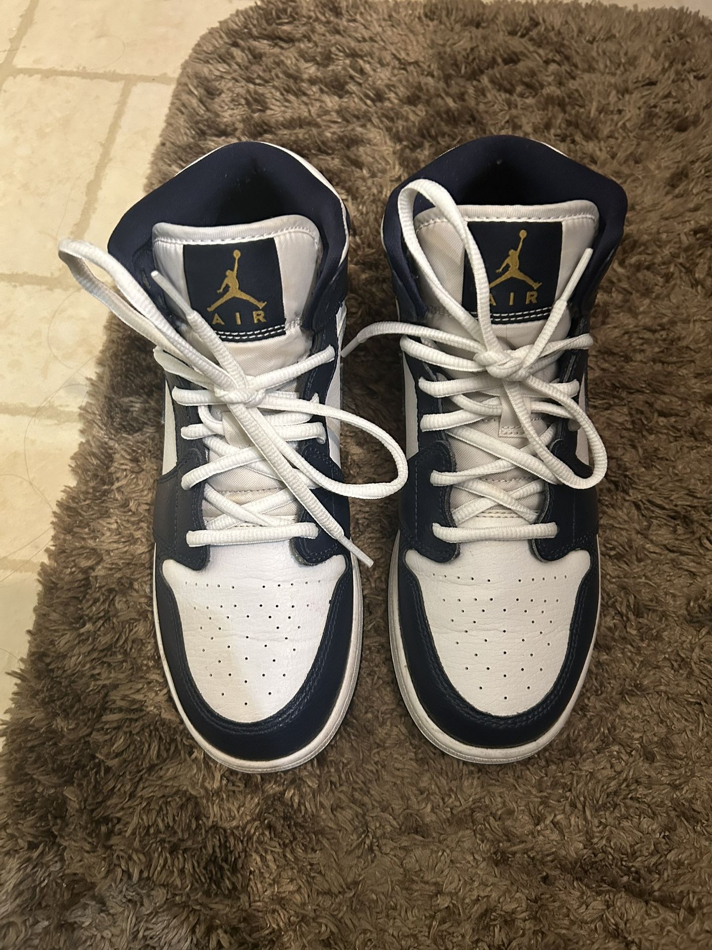 Air Jordan 1 Mid Obsidian Kids