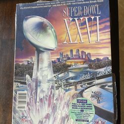 Official Super Bowl 26 Program