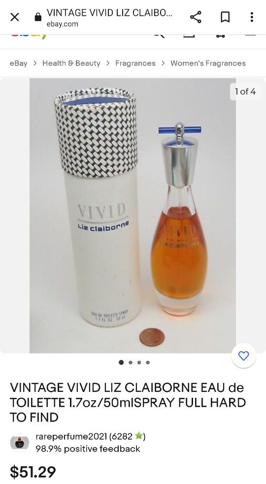 Vivid By Liz Claiborne Perfume 1.7 EDT