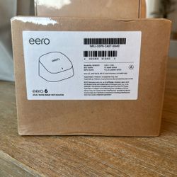 Amazon eero 6 mesh WiFi Router  N010001 White  NEW