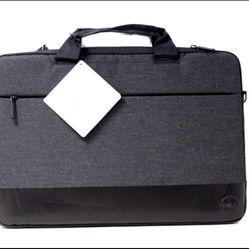 New Genuine Dell Professional Sleeve 15" Heather Grey Notebook Laptop Carrying Case Bag