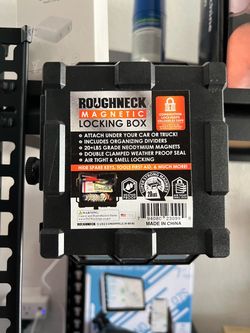 Roughneck Magnetic Locking Box