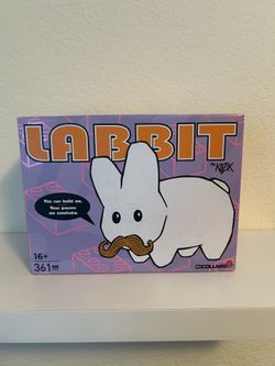 Limited edition MEGA Collabs Labbit By Kidrobots Frank Kozik Mattel Exclusive. BRAND NEW, IN BOX, UNOPENED