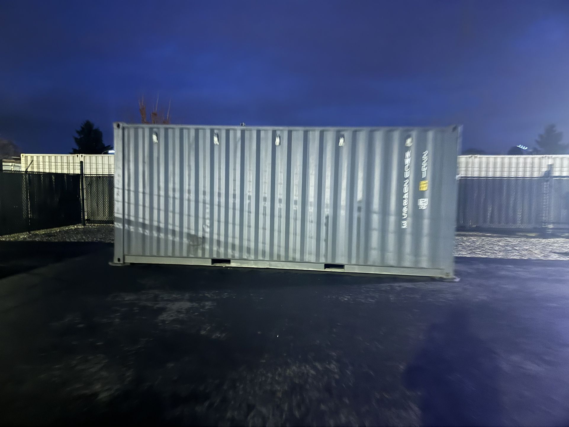 New Grey 20’ Cargo Container