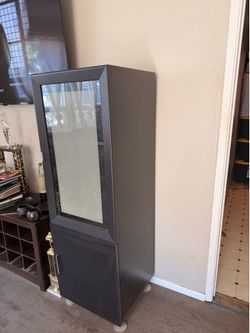 Black side cabinet