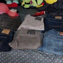 USED $45 FOR ALL 7 JENS AND 2 SHOR 