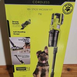 Ryobi 18V 'HP' Stick Vacuum, 4.0 amp hour battery, charger kit