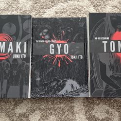Junji Ito Hardcover Books Uzumaki / Gyo / Tomie
