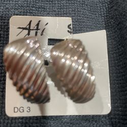 Accessories Associates, Inc. Silver Clip-On Costume Jewelry Earrings-DG 3