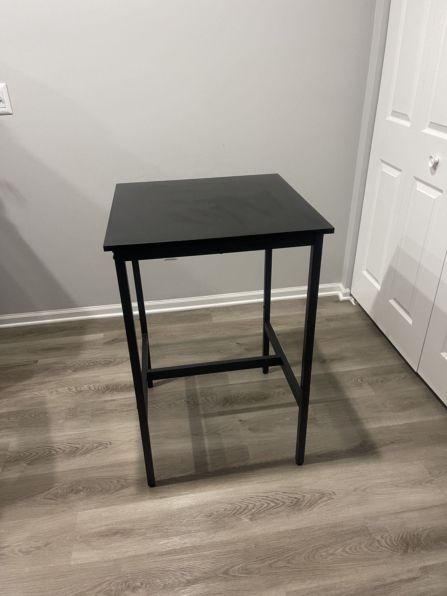 Bar Table, Small Kitchen Dining Table, High Top Pub Table, Height Cocktail Table for Living Room Party