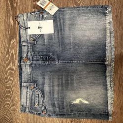 7 For All Mankind Jeans Skirt