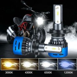 Led headlight bulb kit - hid lights also - Harley Davidson glide road king bike 2 Chevy truck - kits for any vehicle