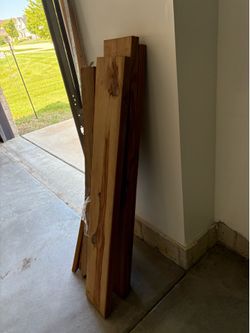 Free leftover wood from a home project